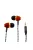 AWEI ES-Q5 - Fa In-Ear fülhallgató - Vörös