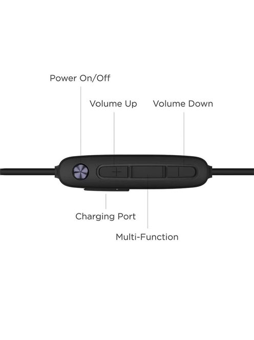 1MORE E1018BT IBFREE - Sport Bluetooth hallójárati fülhallgató IPX6 vízállósággal - Piros