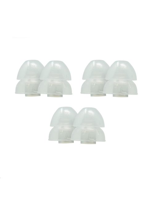 ETYMOTIC DUAL FLANGE EARTIPS - Kettő galléros szilikon fülilleszték - L