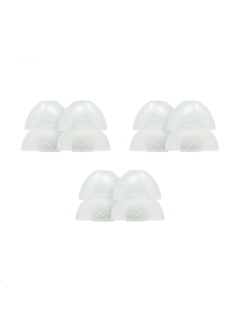 ETYMOTIC DUAL FLANGE EARTIPS - Kettő galléros szilikon fülilleszték - XL