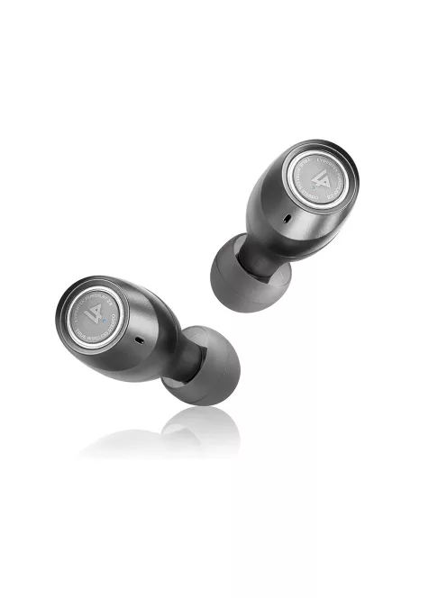 LYPERTEK PUREPLAY Z3 2.0 - Hi-Fi TWS fülhallgató 10+70 óra játékidő, PureControl App, Bluetooth 5.2, vezeték nélküli töltés, IPX7 - Szürke/Fekete