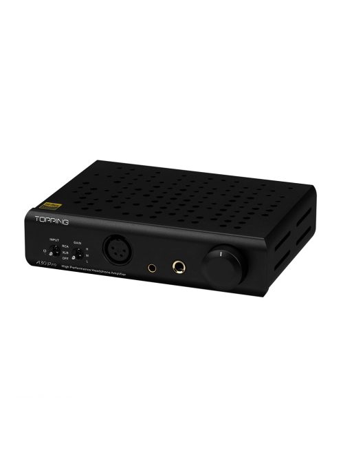 TOPPING A30 PRO - Prémium minőségű asztali NFCA fejhallgató erősítő - Fekete