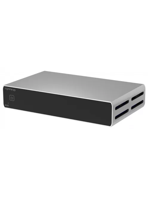 TOPPING B100 - High-End asztali mono erősítő egység 100W 4 Ohm - Ezüst