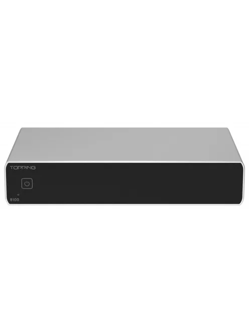 TOPPING B100 - High-End asztali mono erősítő egység 100W 4 Ohm - Ezüst