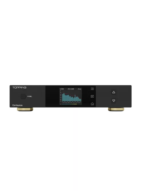 TOPPING CENTAURUS - Asztali R2R DAC 32bit 768kHz DSD512 - Fekete