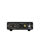 TOPPING D10B - Szimmetrikus asztali USB DAC 32bit 384KHz DSD256 - Fekete