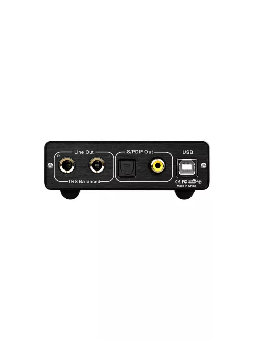 TOPPING D10B - Szimmetrikus asztali USB DAC 32bit 384KHz DSD256 - Fekete