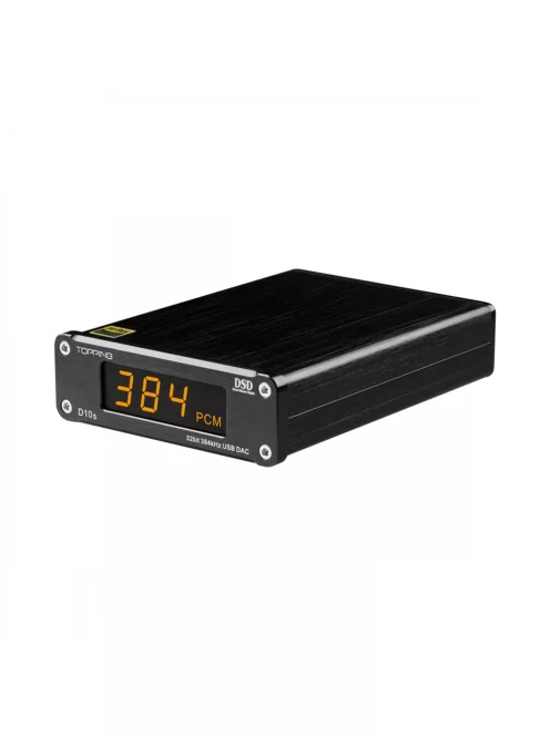 TOPPING D10S - Asztali USB DAC 32bit 384KHz DSD256 - Fekete