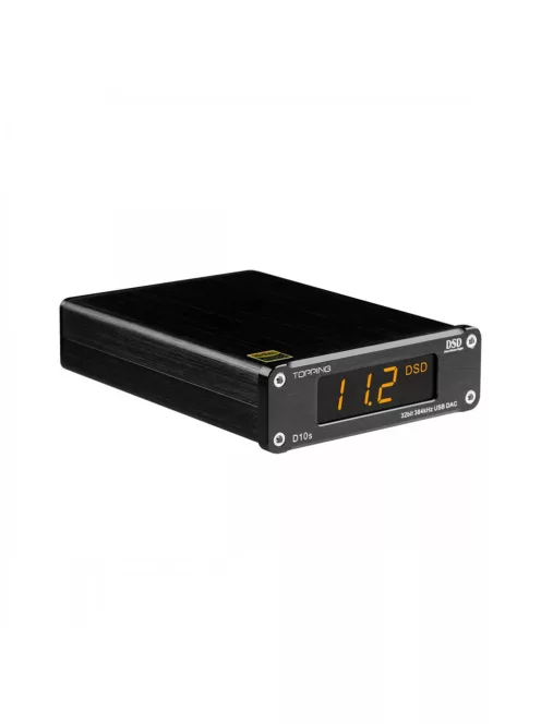 TOPPING D10S - Asztali USB DAC 32bit 384KHz DSD256 - Fekete