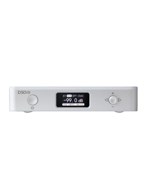 TOPPING D50 III - Asztali DAC Bluetooth 5.1 aptX HD LDAC 32bit 768kHz DSD125 - Ezüst
