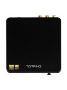 TOPPING D50S - Prémium minőségű asztali DAC 32bit 768KHz DSD512 - Fekete