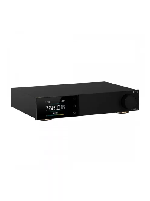 TOPPING D70 PRO OCTO - Asztali DAC Bluetooth 5.1 aptX HD LDAC 32bit 768kHz PCM és DSD512 - Fekete