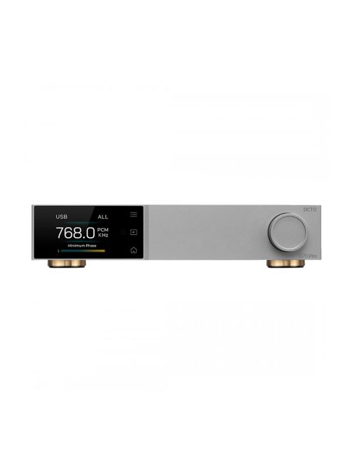 TOPPING D70 PRO OCTO - Asztali DAC Bluetooth 5.1 aptX HD LDAC 32bit 768kHz PCM és DSD512 - Ezüst