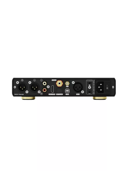 TOPPING D90 III DISCRETE - Asztali 1-bit DAC Bluetooth 5.1 aptX HD LDAC 32bit 768kHz DSD512 - Fekete