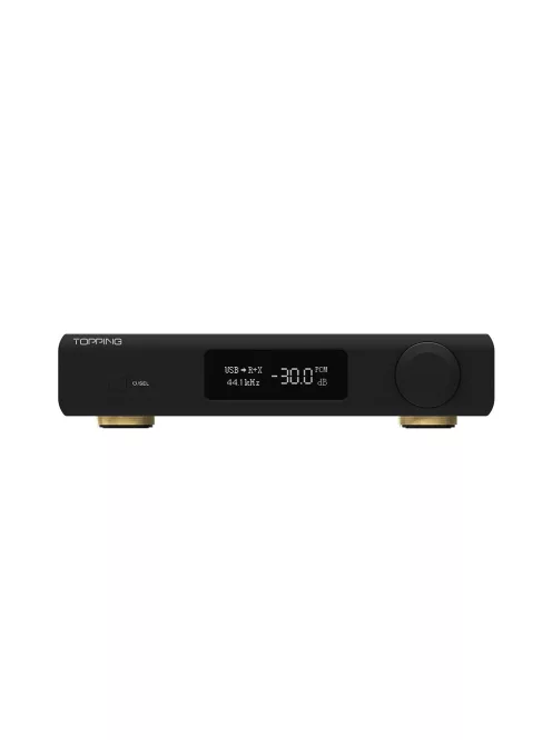 TOPPING D90 III SABRE - Asztali DAC Bluetooth 5.1 aptX HD LDAC 32bit 768kHz DSD512 - Fekete