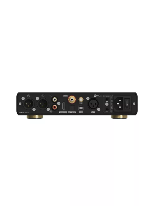 TOPPING D90 III SABRE - Asztali DAC Bluetooth 5.1 aptX HD LDAC 32bit 768kHz DSD512 - Fekete