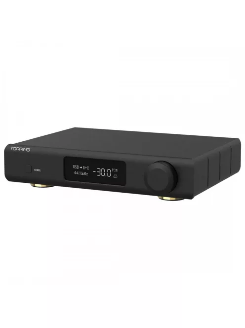 TOPPING D90 III SABRE - Asztali DAC Bluetooth 5.1 aptX HD LDAC 32bit 768kHz DSD512 - Fekete