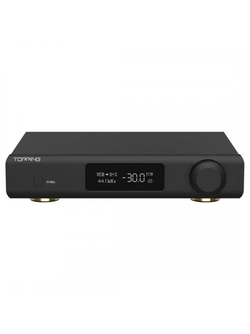 TOPPING D90 III SABRE - Asztali DAC Bluetooth 5.1 aptX HD LDAC 32bit 768kHz DSD512 - Fekete