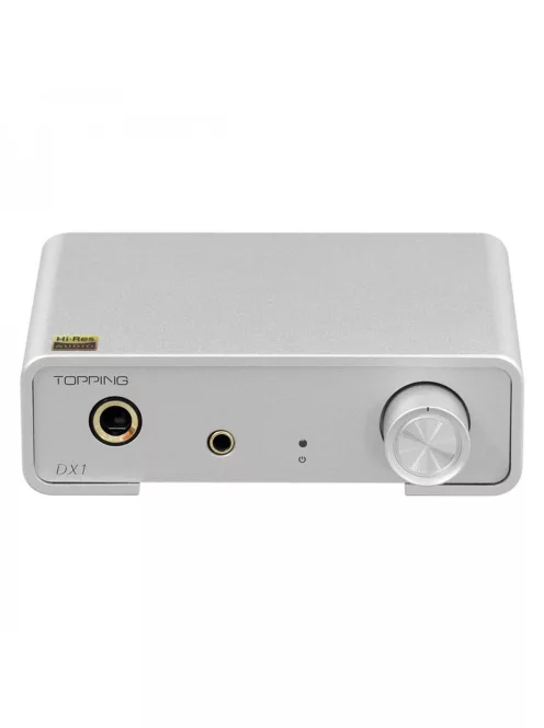 TOPPING DX1 - Asztali DAC és fejhallgató erősítő 32bit 384kHz DSD256 - Ezüst