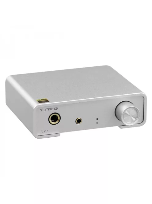 TOPPING DX1 - Asztali DAC és fejhallgató erősítő 32bit 384kHz DSD256 - Ezüst