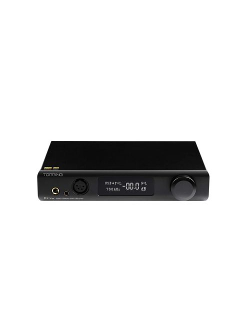 TOPPING DX7 PRO - Teljesen szimmetrikus asztali DAC és fejhallgató erősítő 32bit 768kHz DSD1024 - Fekete