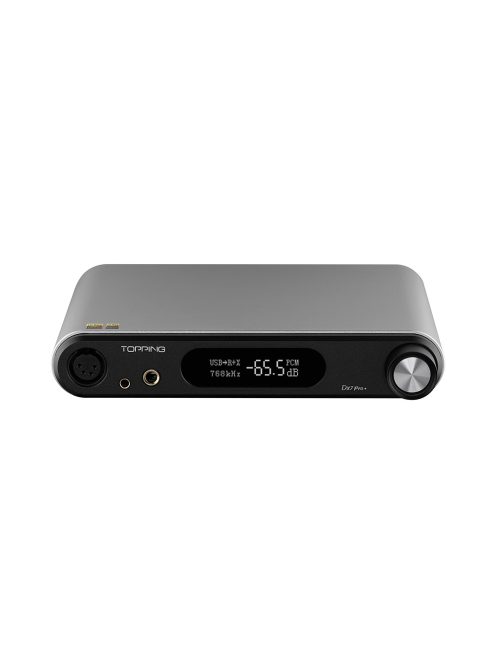 TOPPING DX7 PRO+ - High-End minőségű asztali DAC és fejhallgató erősítő Bluetooth 5.0 aptX HD LDAC 32bit 768kHz DSD512 - Szürke