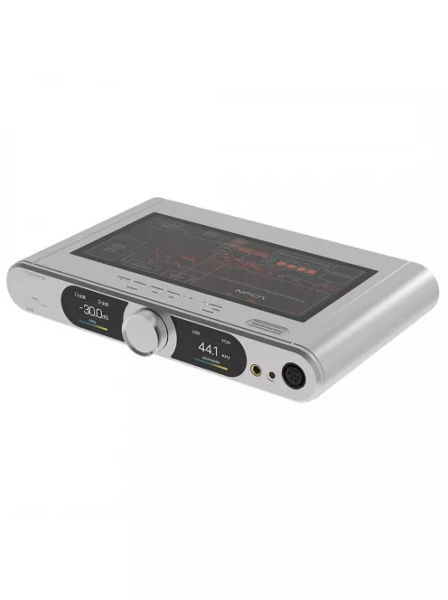 TOPPING DX9 - Asztali DAC és NFCA fejhallgató erősítő Bluetooth 5.1 AptX HD LDAC 32bit 768kHz DSD512 - Ezüst