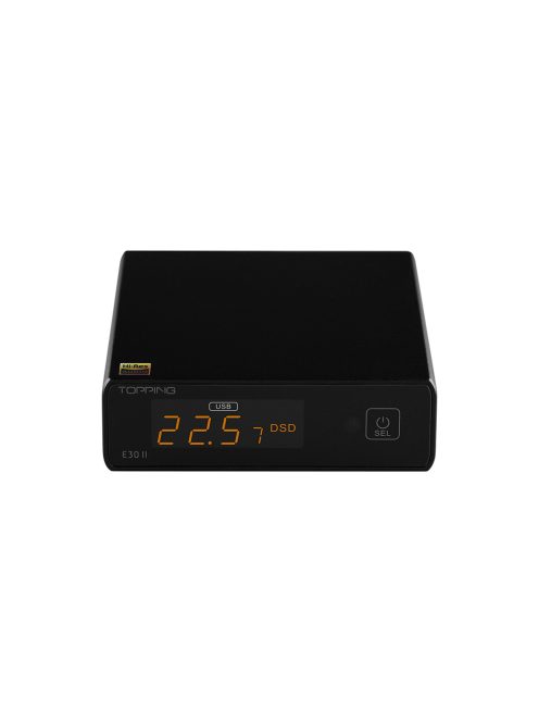 TOPPING E30 II - Asztali DAC 32bit 768kHz DSD512 - Fekete