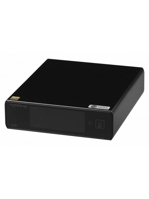 TOPPING E50 - Asztali MQA DAC 32bit 768kHz DSD512 - Fekete