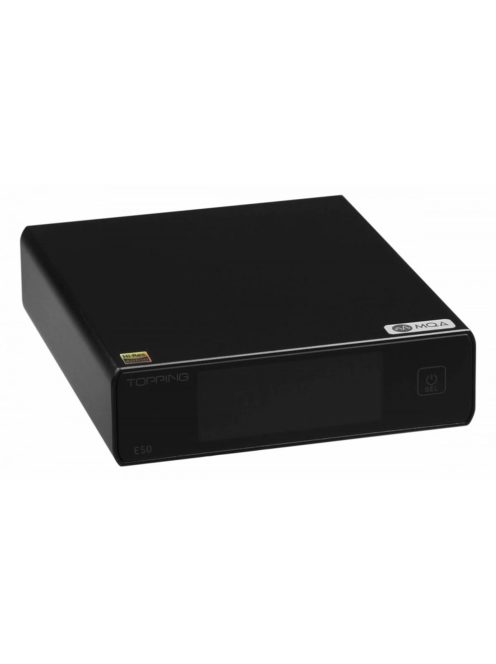 TOPPING E50 - Asztali MQA DAC 32bit 768kHz DSD512 - Fekete