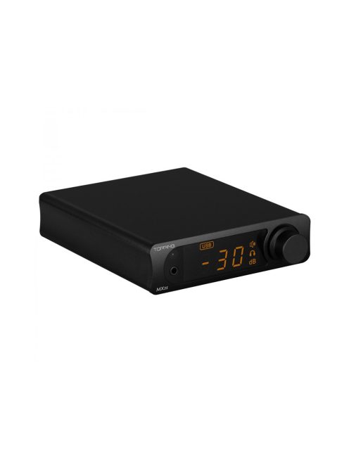 TOPPING MX3S - Asztali DAC és sztereó erősítő Bluetooth 5 AptX HD 24bit 192kHz - Fekete