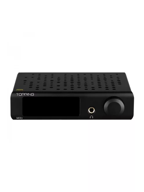 TOPPING MX5 - Asztali DAC és sztereó erősítő 32bit 384kHz DSD256 - Fekete