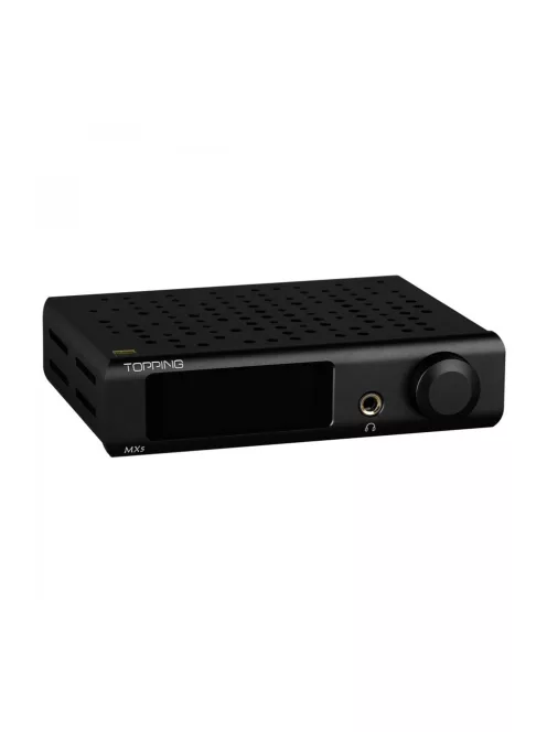TOPPING MX5 - Asztali DAC és sztereó erősítő 32bit 384kHz DSD256 - Fekete