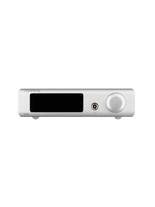 TOPPING MX5 - Asztali DAC és sztereó erősítő 32bit 384kHz DSD256 - Ezüst