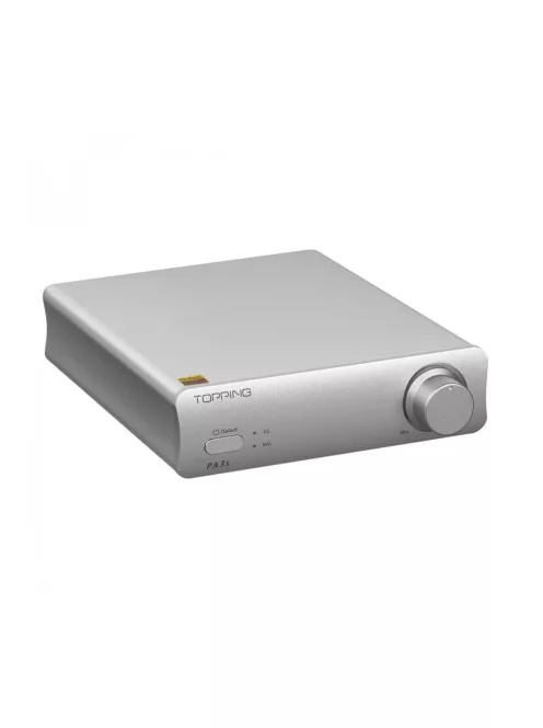 TOPPING PA3S - D-osztályú asztali sztereó erősítő 2x80W - Ezüst