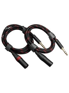   TOPPING TCT2 - Hifi szimmetrikus jelkábel 6,3mm Jack - XLR Male - 125cm