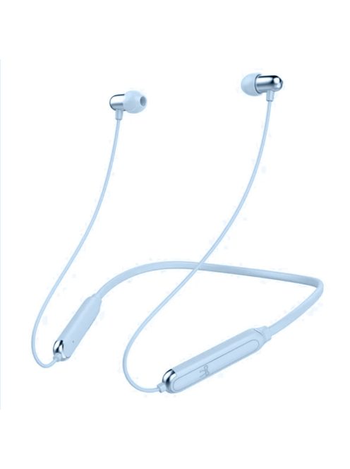 UIISII BN18 - Bluetooth 5-ös nyakpántos fülhallgató dinamikus meghajtóval, IPX4-es védelemmel - Kék