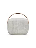 VIFA HELSINKI - Hordozható premium bluetooth sztereó hangszóró valódi bőr hordszíjjal, "KVADRAT" te