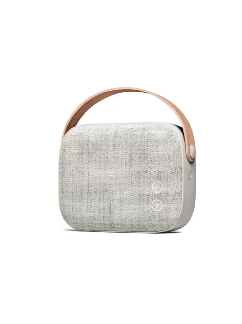 VIFA HELSINKI - Hordozható premium bluetooth sztereó hangszóró valódi bőr hordszíjjal, "KVADRAT" te