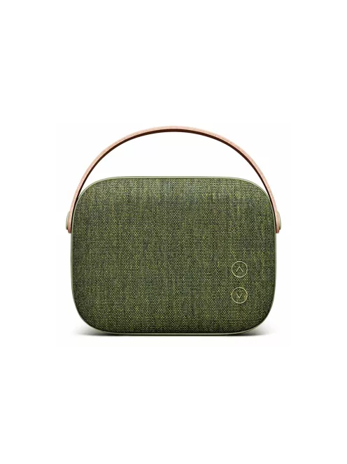 VIFA HELSINKI - Hordozható premium bluetooth sztereó hangszóró valódi bőr hordszíjjal, "KVADRAT" te