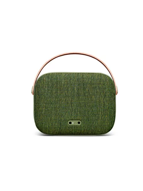 VIFA HELSINKI - Hordozható premium bluetooth sztereó hangszóró valódi bőr hordszíjjal, "KVADRAT" te