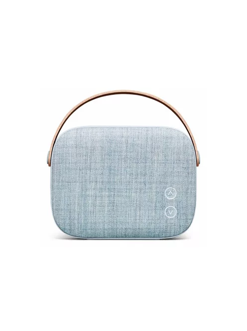 VIFA HELSINKI - Hordozható premium bluetooth sztereó hangszóró valódi bőr hordszíjjal, "KVADRAT" te