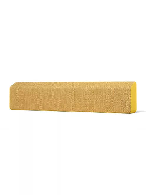VIFA STOCKHOLM 2.0 - Premium vezetékmentes multi-room hangszóró szőtt "KVADRAT" textilborítással - Homoksárga - DEMO