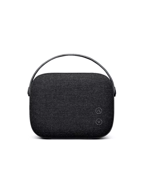VIFA HELSINKI - Hordozható premium bluetooth sztereó hangszóró valódi bőr hordszíjjal, "KVADRAT" te