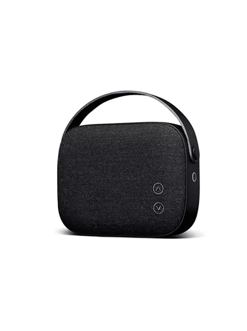 VIFA HELSINKI - Hordozható premium bluetooth sztereó hangszóró valódi bőr hordszíjjal, "KVADRAT" te
