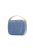VIFA HELSINKI - Hordozható premium bluetooth sztereó hangszóró valódi bőr hordszíjjal, "KVADRAT" textilborítással - Akvamarinkék