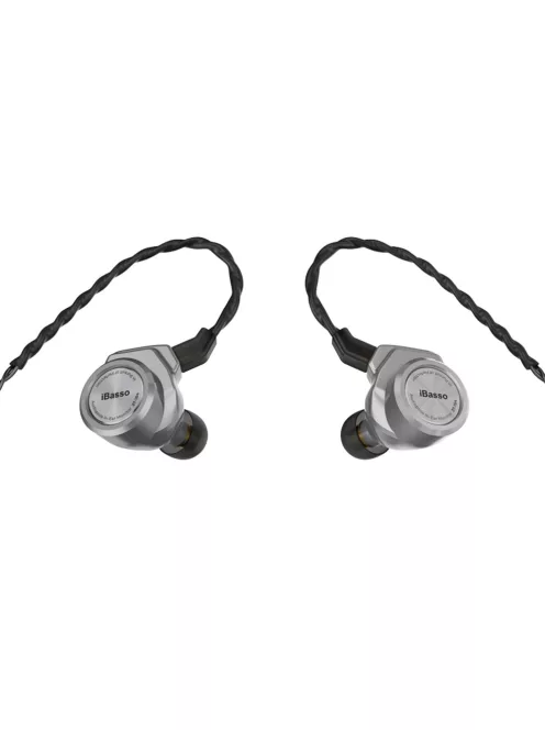IBASSO 3T-154 - Egy dinamikus meghajtós In-ear monitor fülhallgató 2-pin ezüstözött réz kábellel - Ezüst