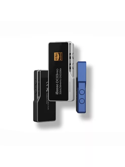 IBASSO DC03PRO - Adapter DAC USB Type-C aljzat és 3,5mm-es Jack aljzat csatlakozóval 32bit 384kHz PCM DSD256 - Szürke