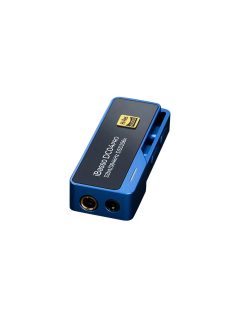   IBASSO DC04PRO - Adapter DAC USB Type-C aljzat és 3,5mm Jack aljzat és 4,4mm Pentaconn aljzat csatlakozókkal 32bit 384kHz DSD256 - Kék