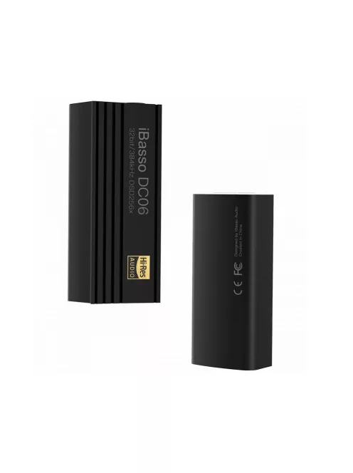 IBASSO DC06 - Adapter DAC USB Type-C aljzat és 3,5mm-es Jack és 4,4mm-es Pentaconn aljzat csatlakozóval és MQA minősítéssel 32bit 384kHz PCM DSD256
